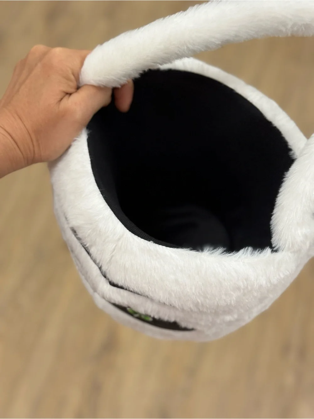 Kids White Mummy Plush Trick-or-Treat Bucket
